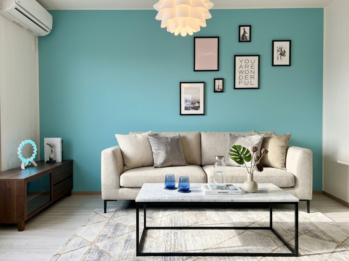 Modern, colourful Italian-design interior by AWAHOME